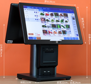 เครื่อง POS ระบบ Windows หน้าจอสัมผัสคู่ขนาด 15.6 นิ้ว ประสิทธิภาพสูง พร้อมเครื่องพิมพ์ขนาด 58 มม. ในตัว สำหรับระบบขายหน้าร้านค้าปลีก - Product Image 4