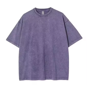 T-shirt décontracté personnalisé en coton lavé pour homme, 100 % coton, à personnaliser - Product Image 4