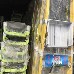 Thang Sàn Sợi Thủy Tinh Di Động FRP Bền <span class=keywords><strong>4</strong></span> Bậc Trực Tiếp Từ Nhà Máy - Product Image 2
