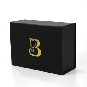 Luxury Folding <b>Box</b> <b>Black</b> Rigid Magnetic <b>Box</b> Customized <b>Gift</b> Paper <b>Box</b> for Packing Clothing Shoes <b>Gifts</b> - Product Image 3