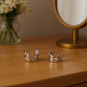 Clip per Cartilagine a Forma di Farfalla in Acciaio Inossidabile, Gioiello per Piercing - Product Image 2