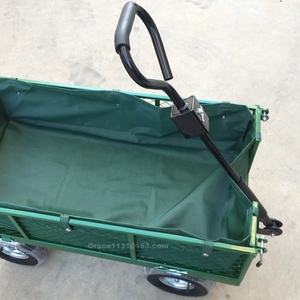 OEM troli kebun beroda tugas berat, troli logam empat roda berkualitas dengan <span class=keywords><strong>Platform</strong></span> baja & plastik baik untuk penyimpanan & penggunaan alat - Product Image 5