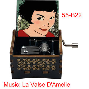 Famosa película <span class=keywords><strong>Amelie</strong></span> <span class=keywords><strong>caja</strong></span> <span class=keywords><strong>de</strong></span> música con manivela 18 notas movimiento plateado regalo Musical especial para boda amigos fiesta <span class=keywords><strong>de</strong></span> cumpleaños familiar - Product Image 5