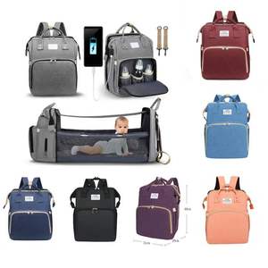 Mochila Pañalera Portátil de Verano para Mamá y Papá, Material Oxford, Bolsillo Aislado, Puerto de Carga USB, Cremallera Antirrobo con RFID - Product Image 6