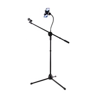 Support de diffusion en direct multifonctionnel, microphone de diffusion de bureau, support de téléphone portable