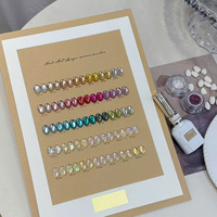 UOMEEI - Polvo Mágico para Uñas con Efecto Espejo, 35 Colores, Ultrafino, Alto Brillo, Efecto Cromo Acrílico, Decoración de Uñas