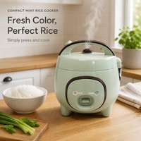 Cuiseur à riz électrique 1,8 L 350 W, multifonctionnel pour riz, ragoût, soupe, bouillie, divers modèles, compact pour la cuisine