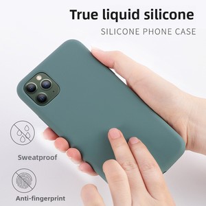 <span class=keywords><strong>Cover</strong></span> protettiva europea americana di lusso in <span class=keywords><strong>Silicone</strong></span> liquido All-Inclusive per <span class=keywords><strong>iPhone</strong></span> X custodia per telefono cellulare con impronte digitali - Product Image 2