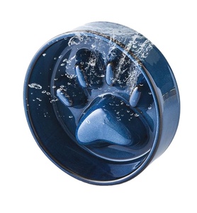 Mangkuk Keramik Grosir untuk Hewan Peliharaan, Tempat Makan Anjing Anti Cepat Makan dengan Bingkai Kayu, Logo dan Warna Kemasan Dapat Disesuaikan - Product Image 5