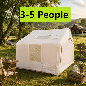 Tenda Gonfiabile 7,5mq con Struttura ad Aria, Tessuto Oxford Impermeabile, Montaggio Rapido, Ampio Spazio per <span class=keywords><strong>Campeggio</strong></span> Familiare e Glamping - Product Image 1