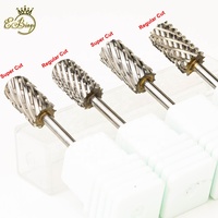 3/32 "Super Cut 5.35/6.6mm main gauche et droite petit grand baril lisse haut rond professionnel 4XC forets à ongles carbure