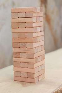 บล็อกไม้เสริมพัฒนาการเด็ก ของเล่นไม้แบบต่อบล็อก ของเล่นฝึกสมดุลแบบมอนเตสซอรี่ สำหรับเด็ก - Product Image 2