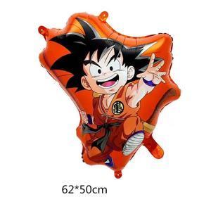 Globo de Aluminio de <span class=keywords><strong>Goku</strong></span> (Wukong) para Figuras, Ecológico, para Decoración de Fiestas de Cumpleaños Infantiles, Venta al Por Mayor - Product Image 1