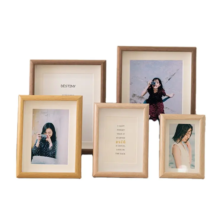 Wholesale Custom European Style Wooden Picture Photo Frame Home Decoration Wood Modern Picture Frame