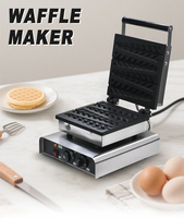 Machine à gaufres Lolly avec plaque de cuisson épaissie antiadhésive, démoulage facile et faible effort de nettoyage pour les professionnels