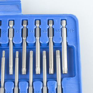 Screwdriver Bit Set 50 Piece 1/4 In Steel Bits For Home Maintenance <b>Tool</b> Case - Product Image 3