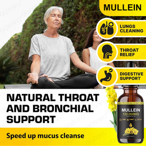 MULLEIN 120000MG Saf Bitkisel Takviye Sıvı Damlası Sindirim Cilt Akciğer Hücreleri Sağlığı Desteği Mullein Yaprağı Ekstresi - Product Image 3