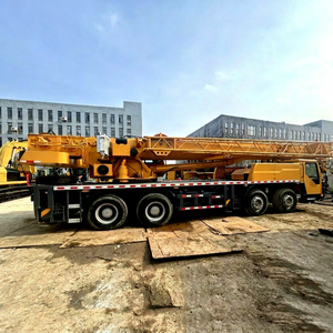 Grue mobile hydraulique QY50 d'occasion en bon état, flèche entièrement extensible, cabine climatisée pour projets de levage et construction de ponts - Product Image 1