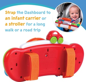 Il mio primo giocattolo per passeggino, volante per bambini, seggiolino auto, giocattolo educativo per imparare a guidare - Product Image 3