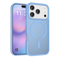 Funda magnética mate para Iphone 17 15 16 14 13 12 11 Pro Max Plus 17pro 17air Fundas protectoras para teléfonos móviles a prueba de golpes