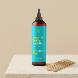 <span class=keywords><strong>Huile</strong></span> capillaire <span class=keywords><strong>d</strong></span>'argan marocaine pressée à froid de qualité supérieure, 100% naturelle, pour une réparation en profondeur et un contrôle des frisottis, certifiée COA MSDS - Product Image 1