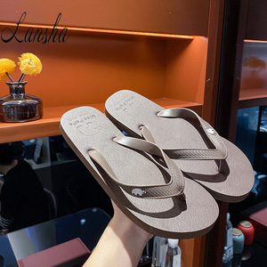 FL-002 Chất lượng cao mùa hè Slide unisex phụ nữ và người đàn ông PVC dây đeo Flip Flop với EVA duy nhất đồng bằng màu kẹo bãi biển dép - Product Image 4