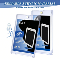 Support de Présentation de Cartes Sportives Modernes en Acrylique à Fixation Magnétique One-Touch avec Protection UV pour Cartes TCG – Vente Directe Usine