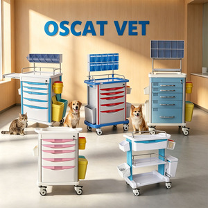 Carrito <span class=keywords><strong>de</strong></span> Anestesia <span class=keywords><strong>Veterinaria</strong></span> OSCAT, Carrito <span class=keywords><strong>de</strong></span> Emergencia para Mascotas, Serie <span class=keywords><strong>de</strong></span> Carritos <span class=keywords><strong>de</strong></span> Emergencia Veterinarios ABS, Equipo Veterinario para Clínica <span class=keywords><strong>Veterinaria</strong></span> - Product Image 1