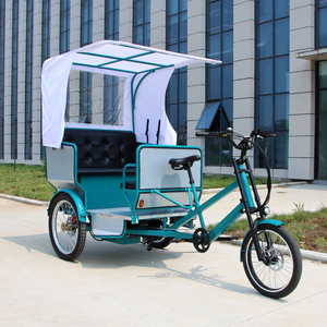 Rickshaw à trois roues à vendre, voitures électriques touristiques, vélo à trois roues, tricycle Tuk Tuk pour <span class=keywords><strong>5</strong></span> passagers à vendre - Product Image 1