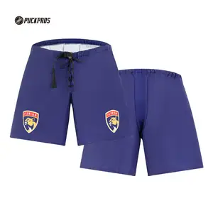 Pantaloni da Hockey su ghiaccio per allenamento di squadra professionale Shell pantaloni da Hockey su ghiaccio personalizzati Oxford