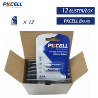 Batería de Litio Hierro Li-FeS2 1.5v 1200mah FR03 FR10445 No Recargable AAA, Celda de Batería Primaria para Reloj y Cámara