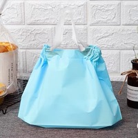 Sacs à emporter à cordon en plastique au fini givré Interdictions de livraison de nourriture personnalisées Restaurant Premium
