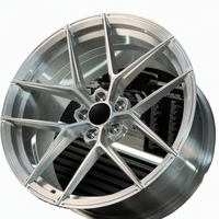 Jantes OEM personnalisées forgées de luxe en acier brossé à cinq branches, nouvelles jantes 5x114.3/5x127/5x130 de 16 à 22 pouces pour M1/M2/M3/M4/M5