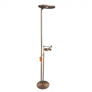 Lampe sur pied minimaliste moderne pour mère et fils, abat-jour en métal, base LED, lumière blanc chaud 2700K, usage résidentiel, Lumetal Vietnam - Product Image 1