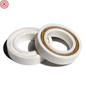 Rodamiento de Bolas de Ranura Profunda de Cerámica de ZrO2 Completo Resistente a Altas Temperaturas, Larga Vida Útil, Plateado 6000 6000CE, para Uso en Restaurantes - Product Image 2