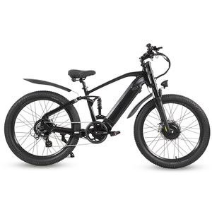 Bicicletta Elettrica da Montagna/Città con Doppio Motore Brushless 26" <span class=keywords><strong>X</strong></span> 3.0", Batteria al Litio 48V Nascosta, Telaio in Alluminio, Motore Posteriore da 500W - Product Image 1