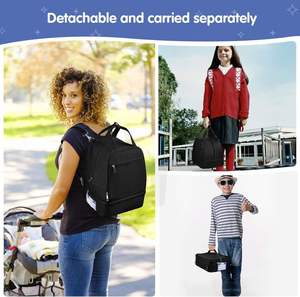 Custom Logo Breast Pump Bag Compatible with Pumps Insulated Carrying Case with <b>Cooler</b> for Milk Storage - Product Image 6