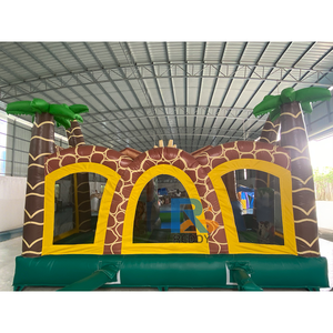 Castillo Inflable de PVC de 0.55mm para Exteriores, Casa de Brinco Inflable, Moonwalk, Castillo Inflable Grande para Niños, Equipo - Product Image 2