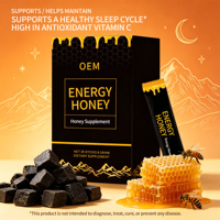 Bâtonnets d'Énergie au Miel OEM - Source Naturelle de Vitamine C et d'Antioxydants pour le Bien-être Quotidien, 30 Bâtonnets, Marque Privée