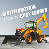Lader Traktor 3.0 3.5 4.0 4.5ton 6.9t Radlader Kompaktlader Schranklader Towable Backhoe Excavator Loader Pelle Chargeuse