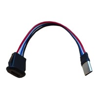 Adaptador para Portátil de 15 Pines con Cable de Alimentación de 6 Pines/8 Pines GPU a SATA 12V a 5V PCIE 1x2x3x4xSata, Aislado con PVC para Computadora