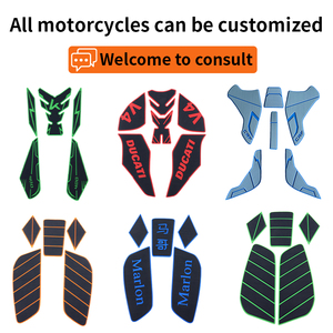 Protector de Tanque de Combustible Universal para Motocicleta Melors, Personalizable en 3D, Adhesivo Protector de Eva MLS-CT3678, Modificación/Actualización - Product Image 5