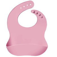 Bavoir d'alimentation pour bébé, en silicone tricoté ultra-doux, imperméable, sans lavage, design 3D large, pour la diversification alimentaire des enfants