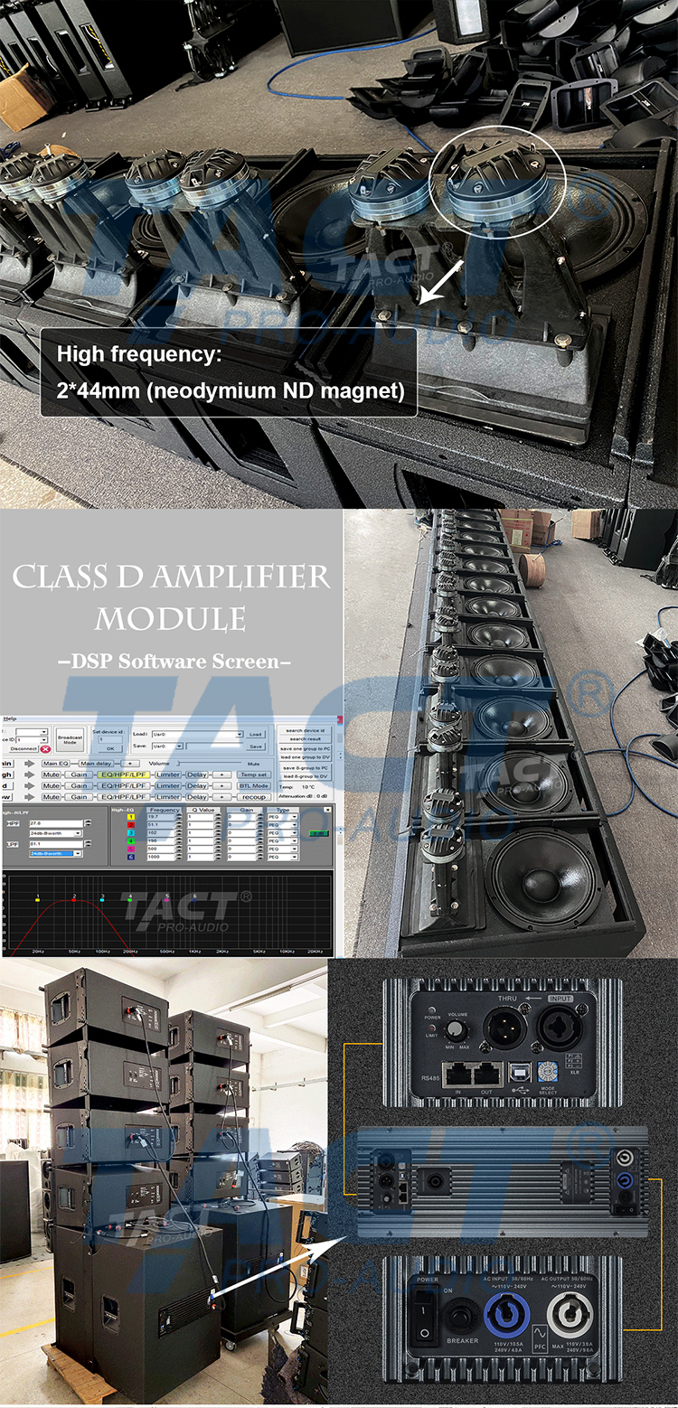 Chinese Speaker Factory Portable Professional Sound Set System Line Array Top with Active Subwoofer Dsp · image 4