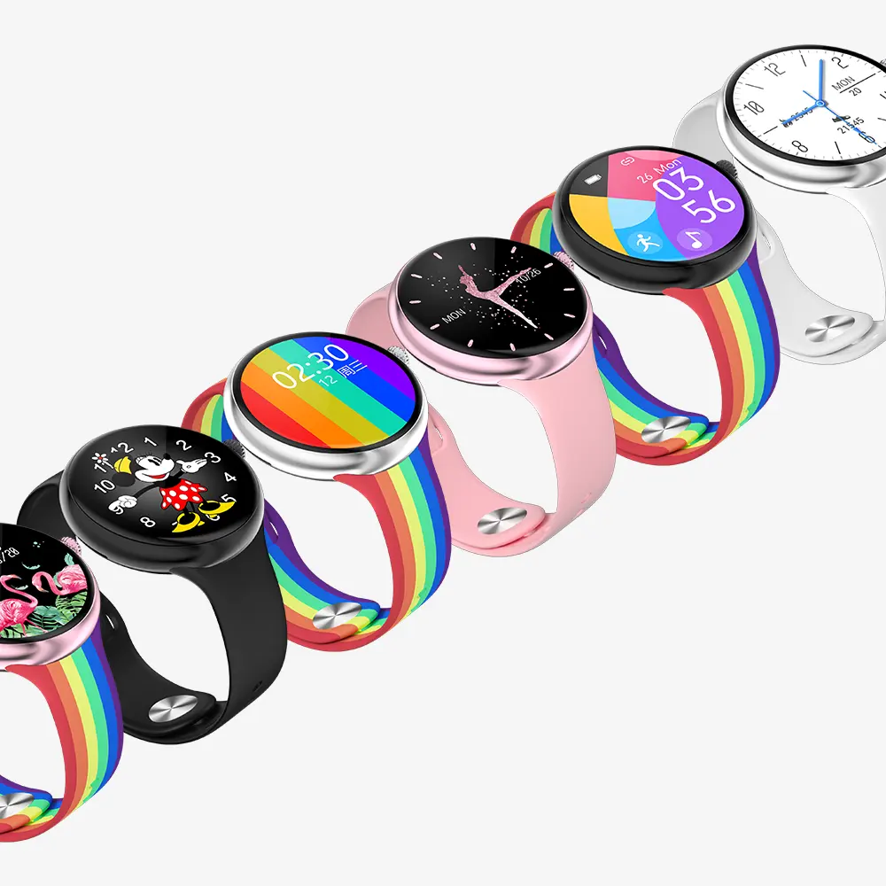 스마트 시계 UP9 Smartwatch 여성 시계 밴드 음악 재생 긴 배터리 수명 피트니스 트래커 스포츠 시계
