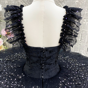 Robe de tutu de ballet professionnel pour femmes <span class=keywords><strong>Costume</strong></span> de cygne blanc pour compétition de danse pour filles vêtements de scène imprimés pour l'âge des enfants - Product Image 3