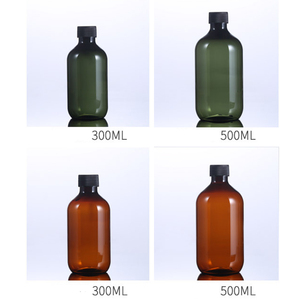 Hot bán <span class=keywords><strong>100ml</strong></span> Chai PET với vít cap 300ml 500ml Rỗng hổ phách nhựa Boston Vòng chăm sóc da dầu gội Mỹ phẩm chai - Product Image 2
