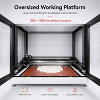 Imprimante 3D grand format, volume d'impression cubique de 1000 mm, technologie FDM, chambre fermée, impression de prototypes industriels, nouvelle, garantie 1 an