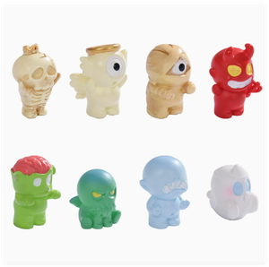 Decoración de fiesta 3D, Mini figuritas coleccionables de Navidad, juguete para niños para regalo, sombrero de calabaza, fantasma, resina, figura de Hospital de Halloween - Product Image 3