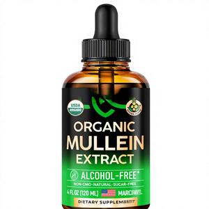 Gotas de Extracto de Hoja de Gordolobo Orgánico, Sin OMG, de Marca Privada, para la Limpieza Pulmonar y Bronquial, Refuerzo del Sistema Inmunitario, Suplemento para Fumadores Adultos - Product Image 2